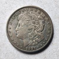 1 Dólar Morgan 1921 Moneda Antigua segunda mano   México 