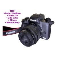  Canon M50 Mark Ii 4k,lente 15-45mm + Sd + Maleta + Filtrouv segunda mano   México 