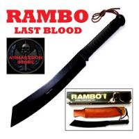Cuchillo Rambo 5 Stallone 56cm Militar Supervivencia Comando segunda mano   México 