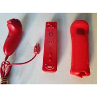 Control Wii Remote Motion Plus Rojo Con Protector De Goma  segunda mano   México 