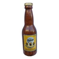 Alcancía Botella De Cerveza Yeso Liso Grande  segunda mano   México 