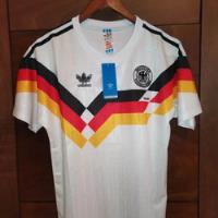 Jersey Playera Futbol Retro Alemania Germany Mundial 1990, usado segunda mano   México 