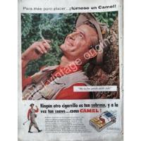 Cartel Publicitario Retro Cigarros Camel 1950s / 9 segunda mano   México 