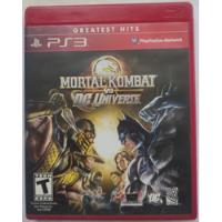 Mortal Kombat Vs Dc Universe Original Playstation 3 segunda mano   México 