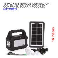 16 Pack Sistema De Iluminacion Con Panel Solar Y Foco Led segunda mano   México 