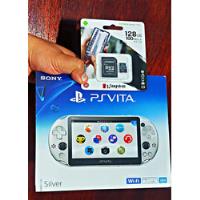 Consola Sony Ps Vita Slim Edicion Silver 128gb + Accesorios  segunda mano   México 