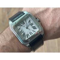 Impecable Reloj Cartier Santos 100 Xl Full Set segunda mano   México 
