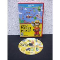 Super Mario Maker Wii U Usado Solo Caja Y Disco Original  segunda mano   México 