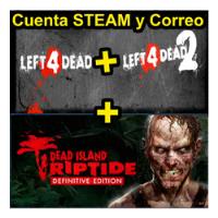 Cuenta Steam Con Left 4 Dead 1 & 2, Dead Island: Riptide De segunda mano   México 