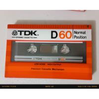 Tdk D60 Cassette Virgen Vintage 1982 Made In Japan segunda mano   México 