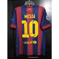 Jersey Barcelona 14-15 Version Jugador Champions Messi #10 segunda mano   México 