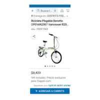 Bicicleta Benotto Vancouver R20 Casi Nueva Plegable  segunda mano   México 