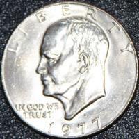 1977 D Moneda Cobre Usa Eisenhower (ike) Dólar Buen Estado segunda mano   México 