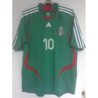 Usado, Jersey Selección México adidas Cuauhtémoc Blanco 2007 segunda mano   México 