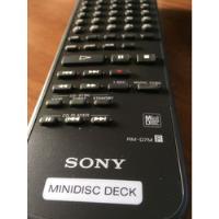 Control Remoto Sony Minidisc Mds Je510, usado segunda mano   México 