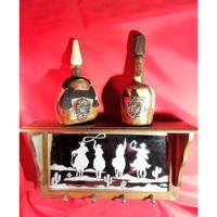 Licoreras Cognac Repisa Madera Piel De Vaca Vaqueros, usado segunda mano   México 