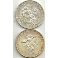 Moneda De Plata Olimpica 1968 0.720 segunda mano   México 