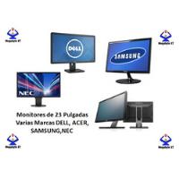 Monitor De 23 Pulgadas Diferentes Marcas Dell, Hp, Acer, Nec, usado segunda mano   México 