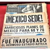 Estadio Azteca Mexico 68 Mexico 70 Periodico Esto Ovaciones segunda mano   México 