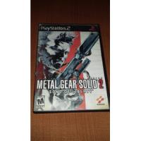 Juego Metal Gear Solid 2 Sons Of Liberty Sony Playstation 2  segunda mano   México 