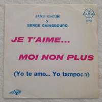 Serge Gainsbourg Y Jane Birkin, Je T'aime... Moi Non Plus segunda mano   México 