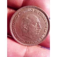 Usado, Moneda España 1957 Francisco Franco Caudillo Estrella *66* segunda mano   México 