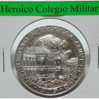 Medalla Plata Heroico Colegio Militar   segunda mano   México 