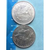 Moneda One  Dollar  De Plata Morgan 1888 Sin Ceca segunda mano   México 
