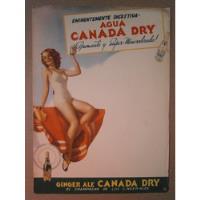 Canada Dry Publicidad Hoja Suelta Para Menu Mexico 1950s segunda mano   México 